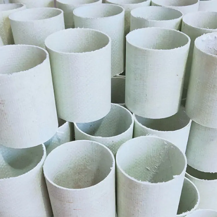 Tuyau en plastique renforcé en fibre de fibre pontée