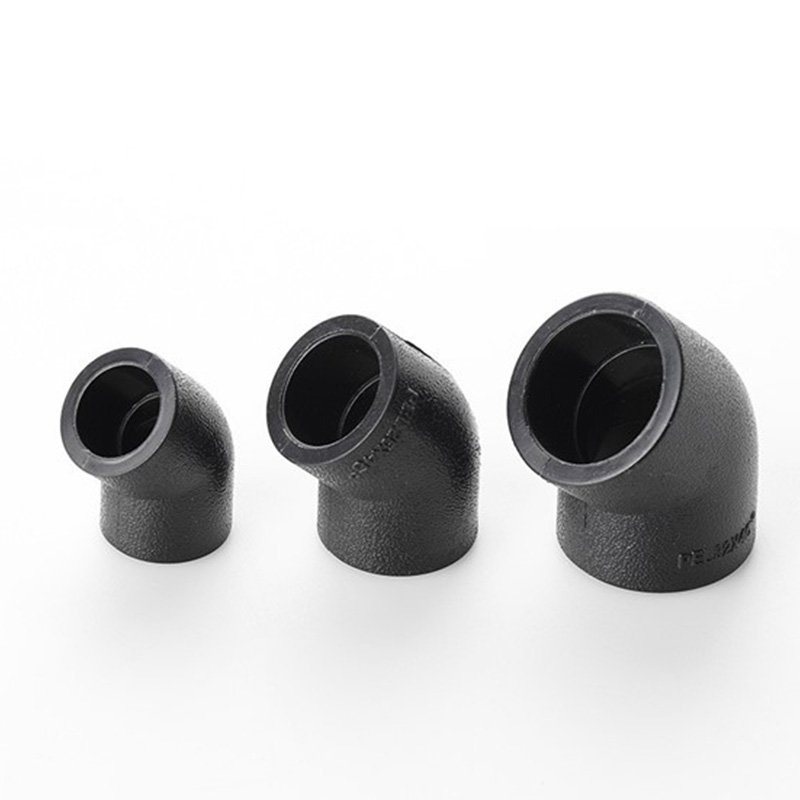 HDPE 45 ° Le coude change la direction du flux