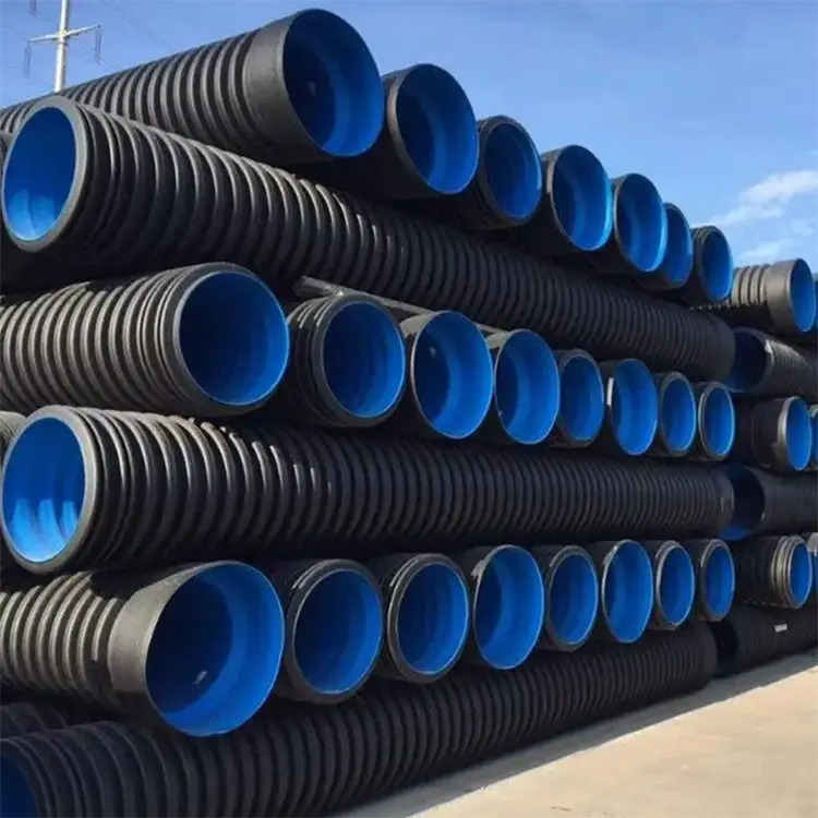 Tuyau ondulé à double paroi HDPE