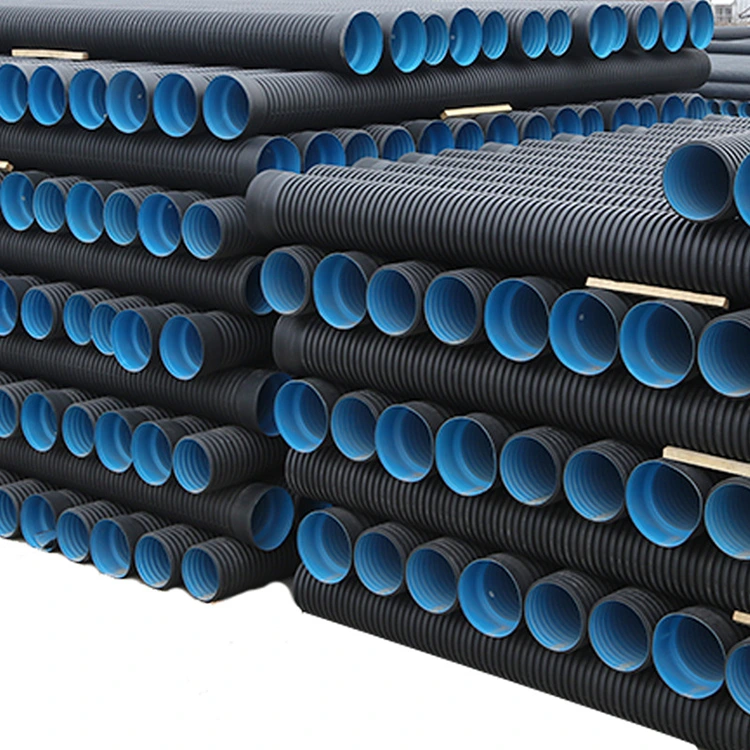 Pipes ondulés à double paroi HDPE pour l'agriculture et l'industrie