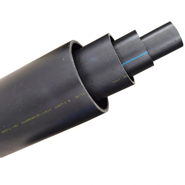 HDPE en acier en acier renforcé PE Composite Pipe Plumbing pour l'eau