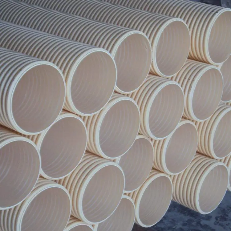 PVC-U Tipe ondulé à double paroi